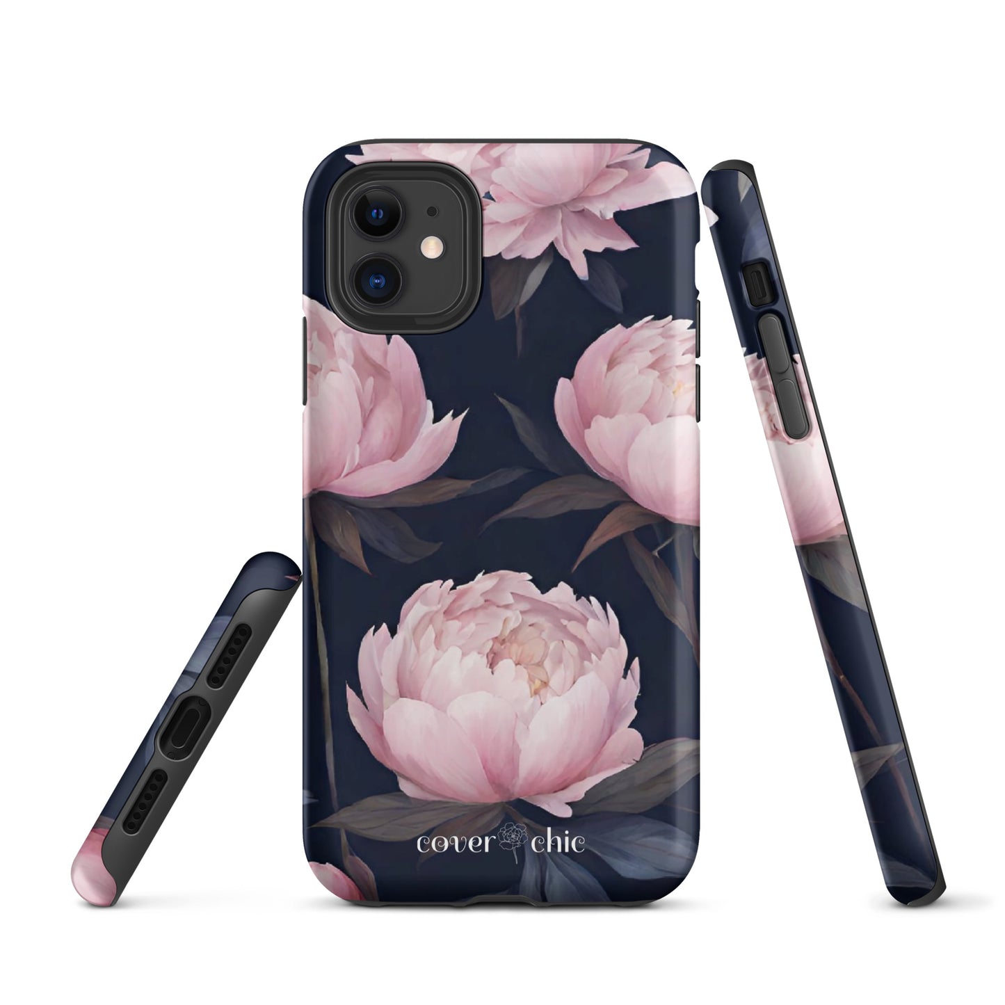 Midnight Peonies Case for Apple iPhone