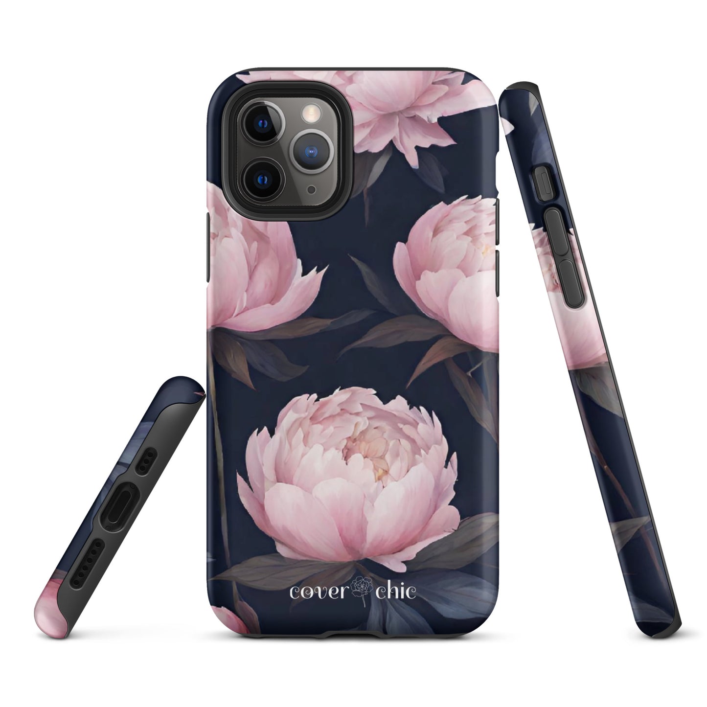 Midnight Peonies Case for Apple iPhone