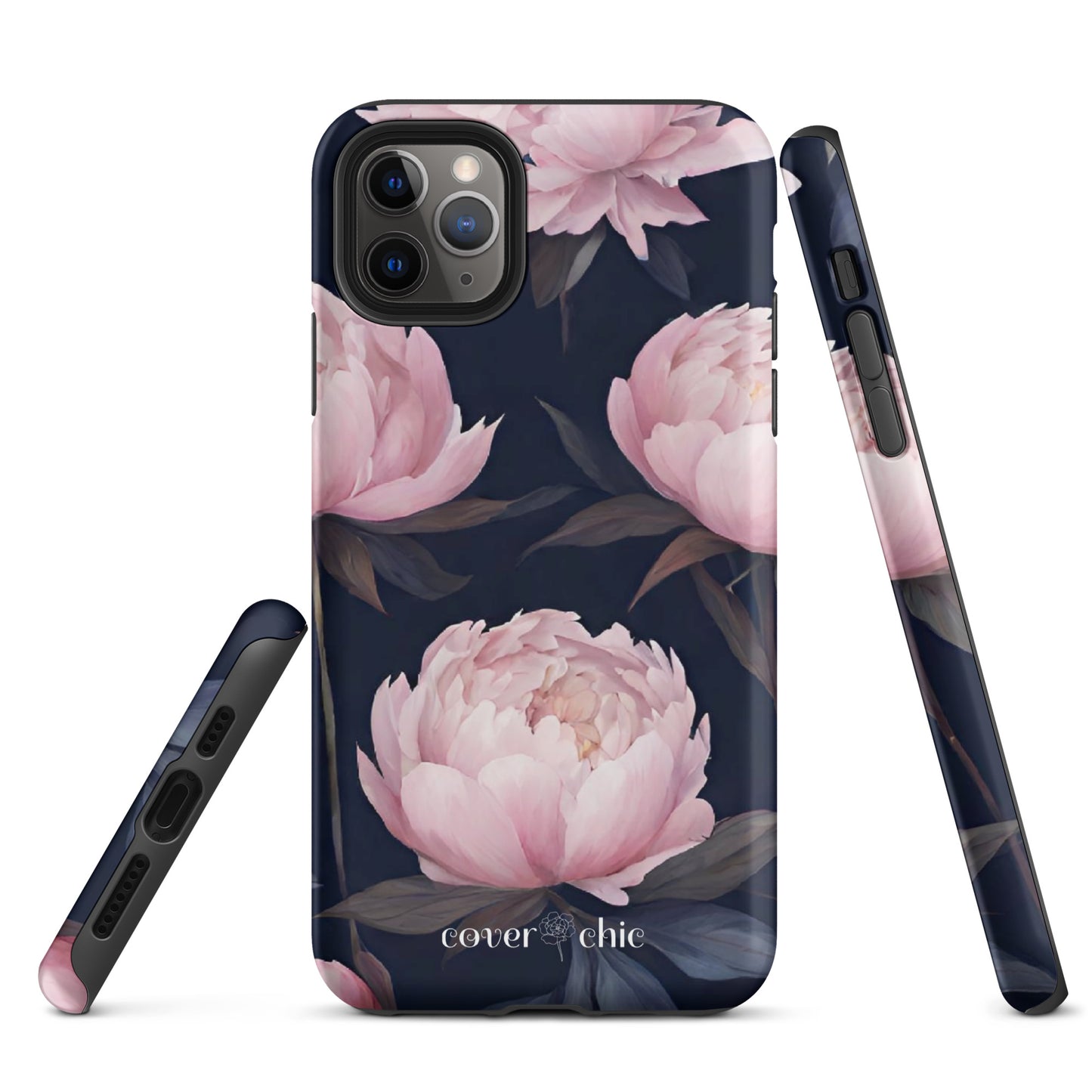 Midnight Peonies Case for Apple iPhone