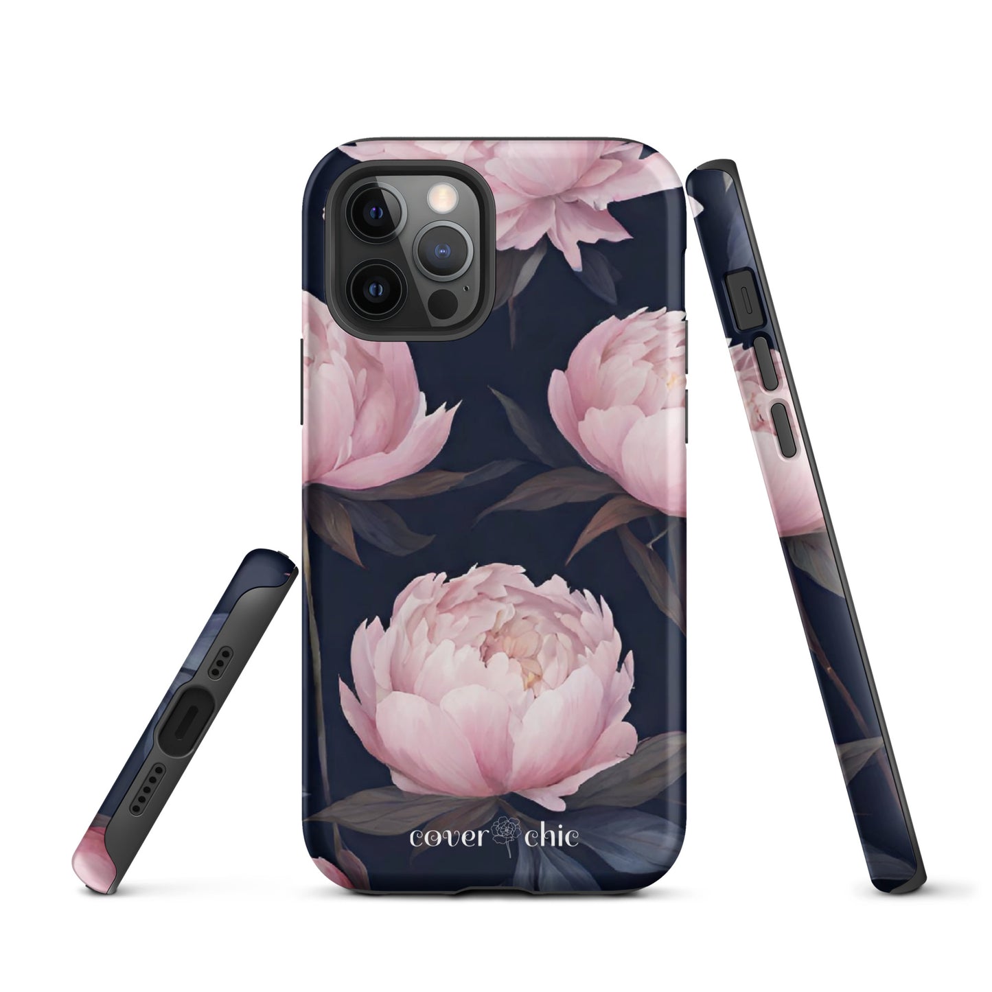 Midnight Peonies Case for Apple iPhone