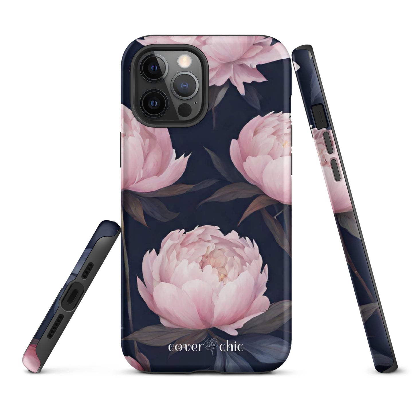 Midnight Peonies Case for Apple iPhone