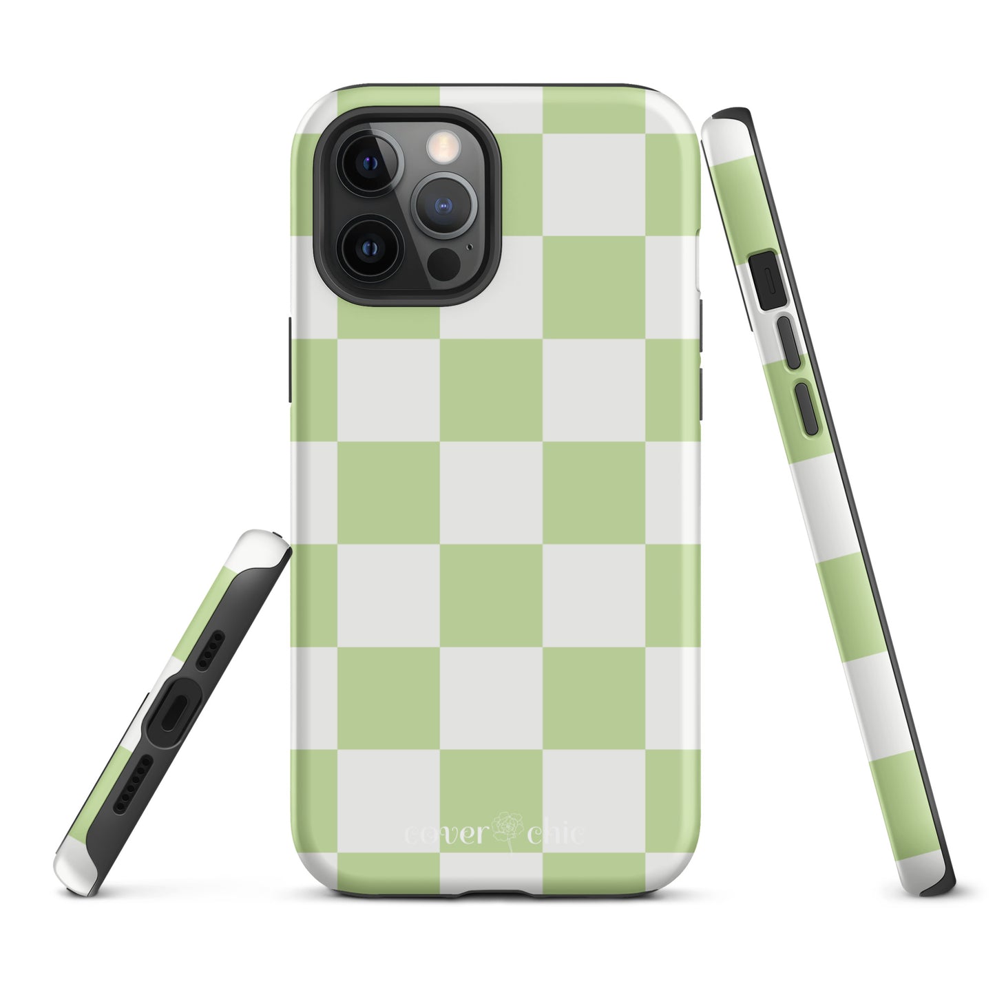 Checkered Charm Case for Apple iPhone