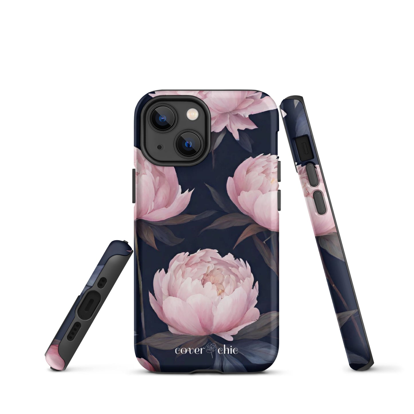 Midnight Peonies Case for Apple iPhone