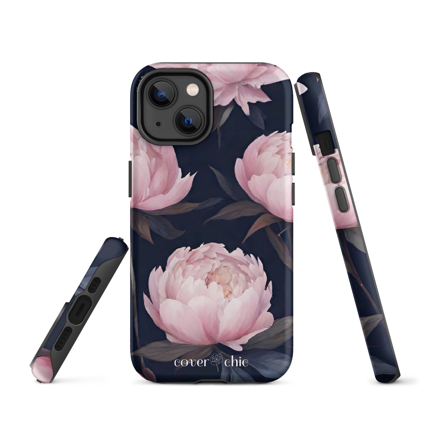 Midnight Peonies Case for Apple iPhone