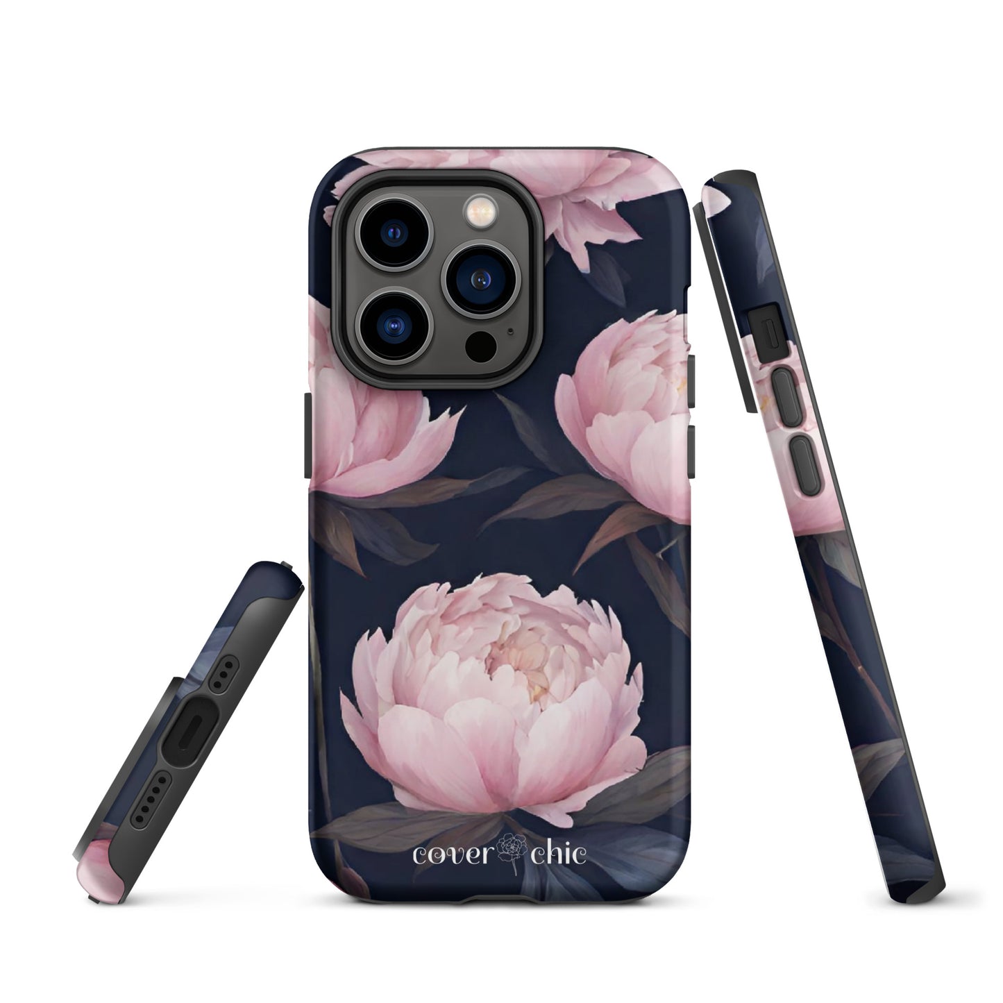 Midnight Peonies Case for Apple iPhone