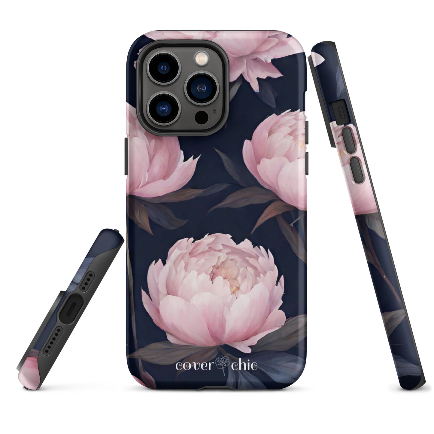 Midnight Peonies Case for Apple iPhone