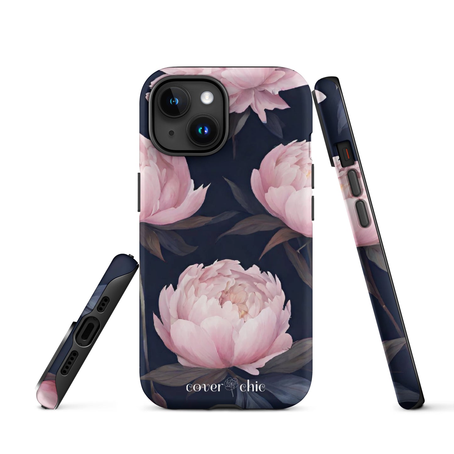 Midnight Peonies Case for Apple iPhone