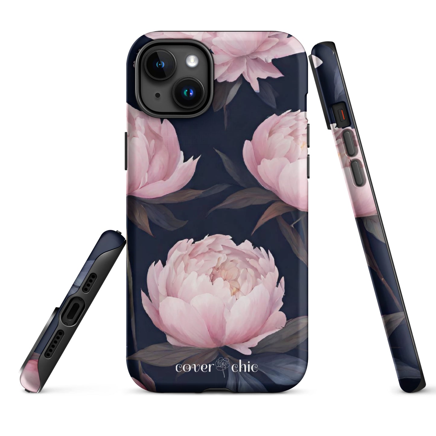 Midnight Peonies Case for Apple iPhone