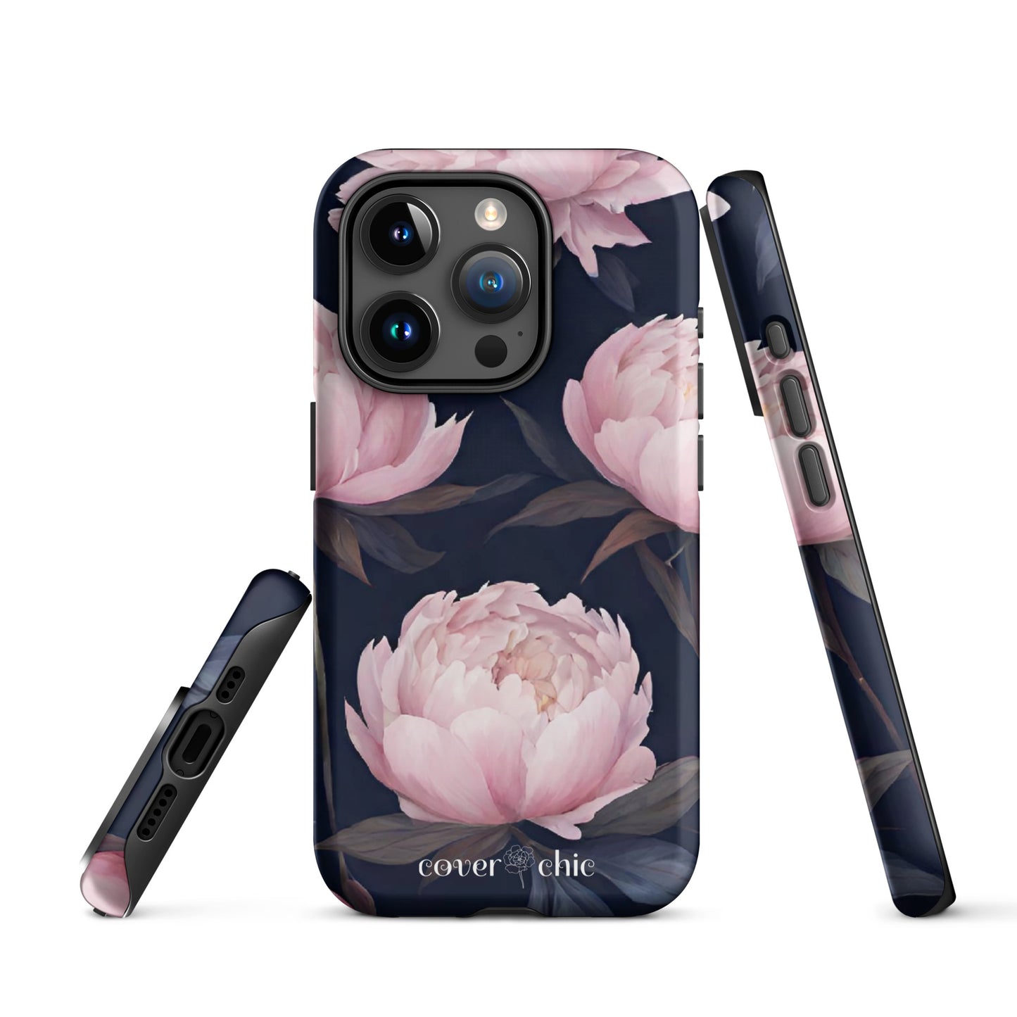 Midnight Peonies Case for Apple iPhone