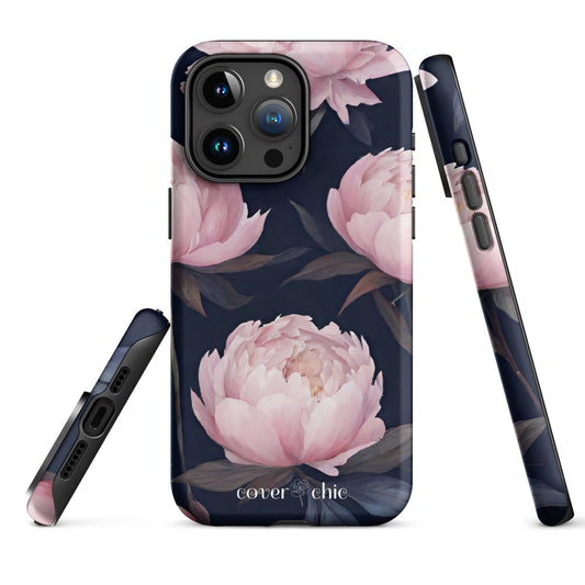 Midnight Peonies Case for Apple iPhone