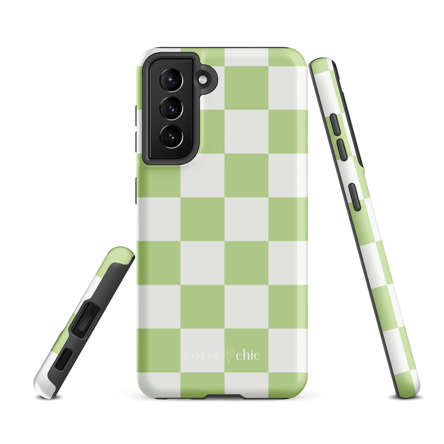 Checkered Charm Case for Samsung Galaxy Phone