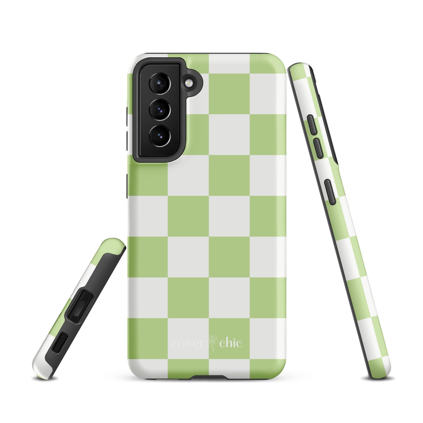 Checkered Charm Case for Samsung Galaxy Phone