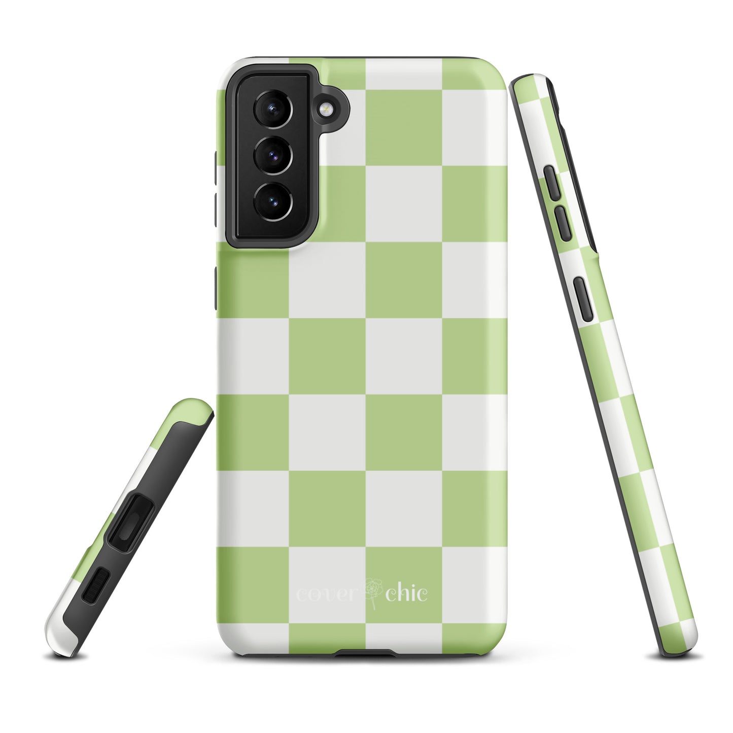 Checkered Charm Case for Samsung Galaxy Phone