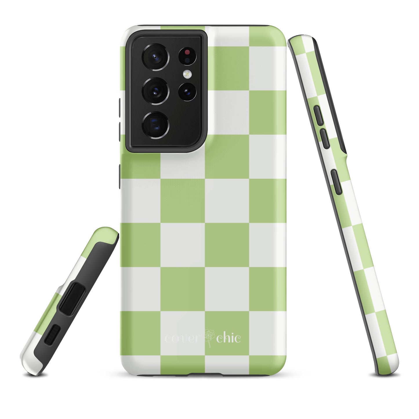 Checkered Charm Case for Samsung Galaxy Phone