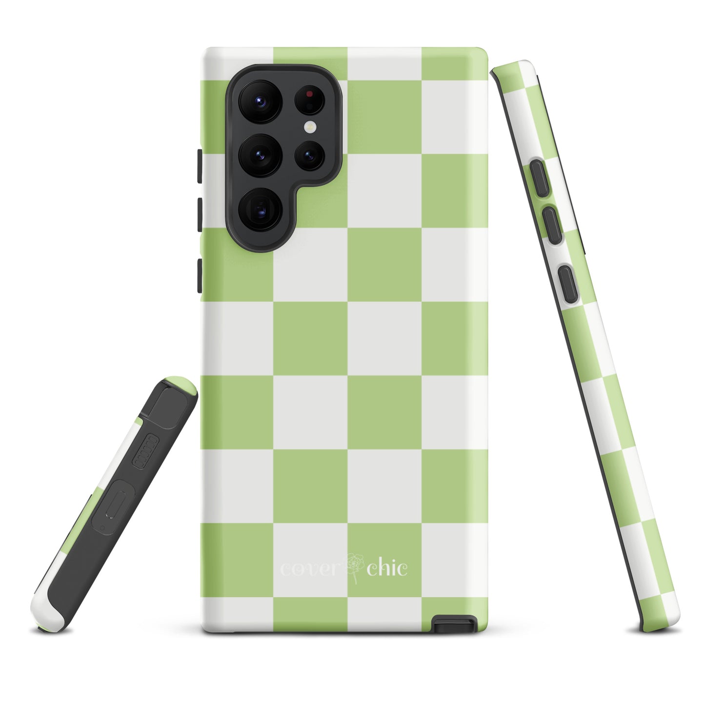 Checkered Charm Case for Samsung Galaxy Phone