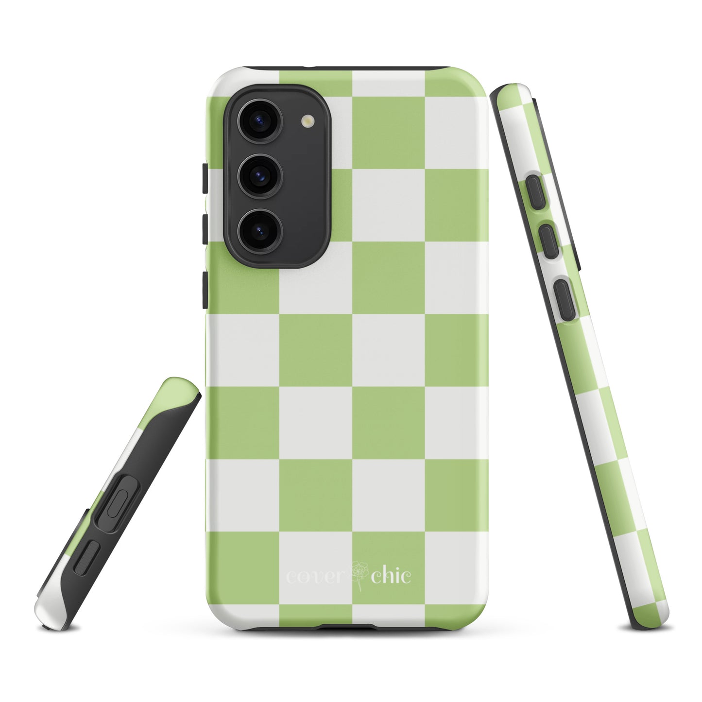 Checkered Charm Case for Samsung Galaxy Phone